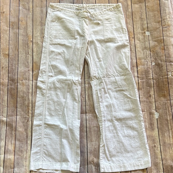 Derek Heart Off-White Straight Leg Pants - Picture 1 of 4